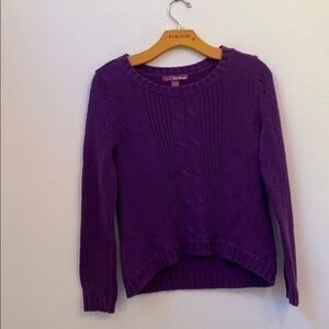 EPIC THREADS LARGE PURPLE LONG SLEEVE SWEATER
